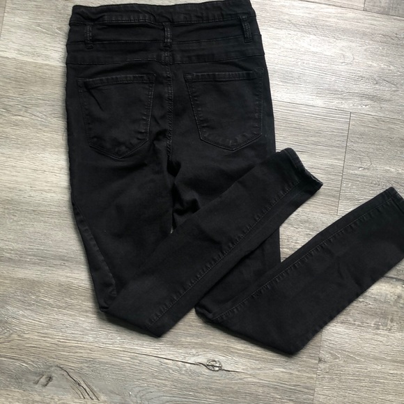 Black skinny jeans / refuge size 2 / petite - Picture 2 of 5